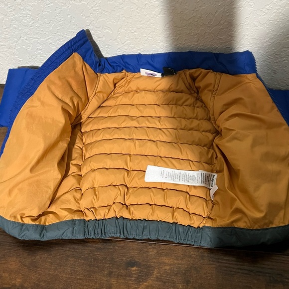 Patagonia Kids Puffer Jacket - Blue and Gray - Picture 6 of 8